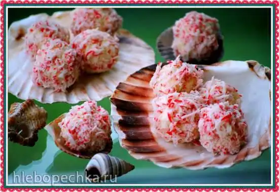 Закуска с маслинами «Кораллы»