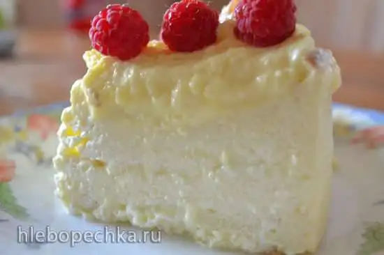 Двухслойная творожная запеканка