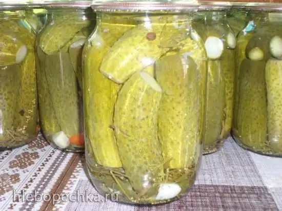 Хрустящие огурчики по-болгарски
