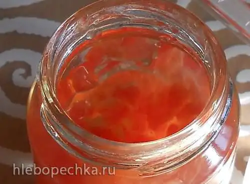 Арбуз в желе на агар-агаре