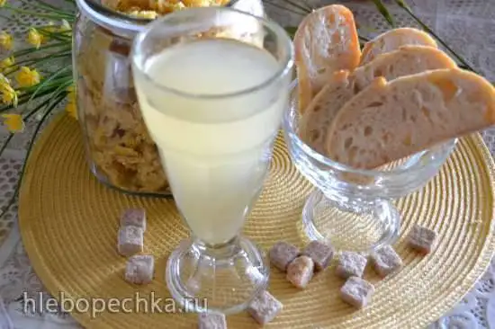 Растворимый имбирно-лимонный чай (электросушилка дегидратор Oursson)