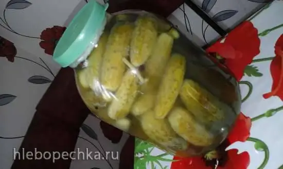 Огурцы соленые (с водкой)