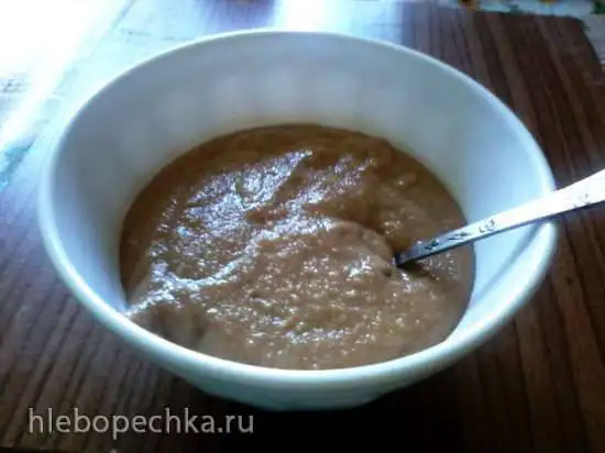Манная каша с шоколадом