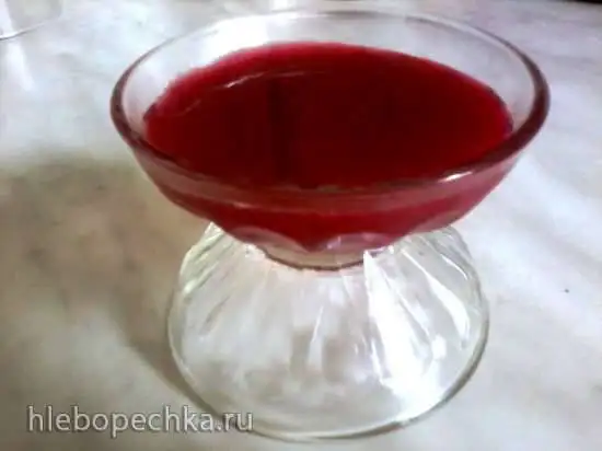 Джем из красной смородины (без варки)