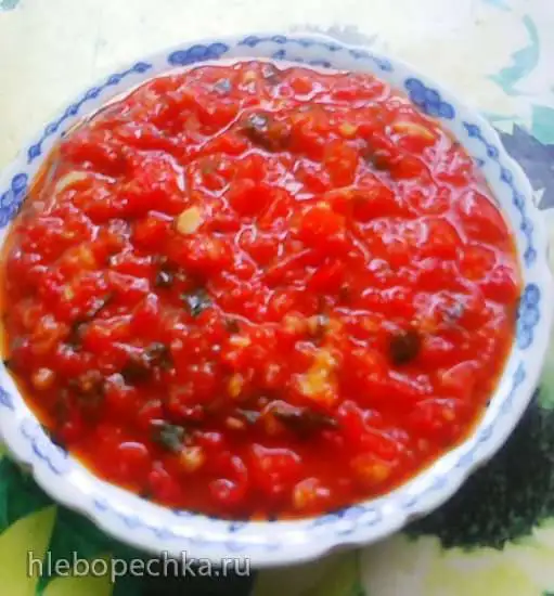 Аджика из красного перца