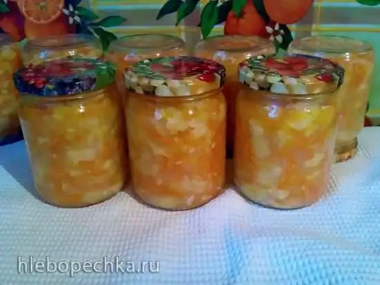 Зимний салат из кабачков