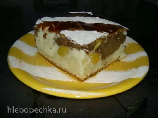 Пирог творожно-ягодный «Нежность»