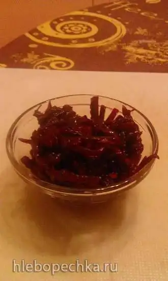 Свекольный салат с кабачком