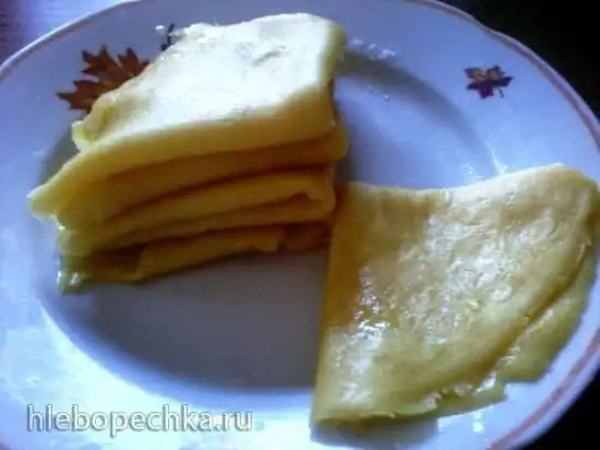 Блинчики в микроволновке