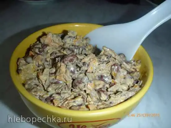 Печеночный салат