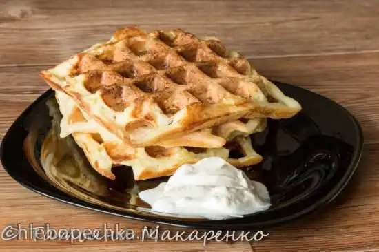 Вафли картофельные и кабачковые в вафельнице Jardeko