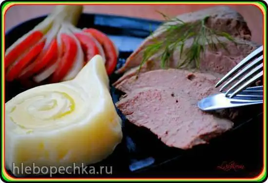 Говяжья печень по технологии су-вид (Caso SousVide Center SV 1000)