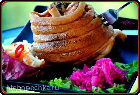 Рулька  по технологии су-вид (Caso SousVide Center SV 1000)