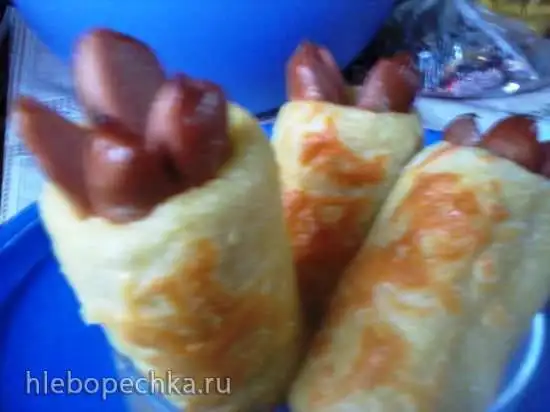 Сосиски в картофельном тесте