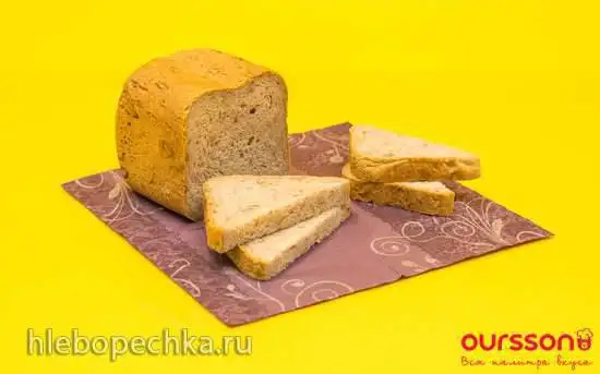 Oursson BM0801J. Медовый хлеб в хлебопечке