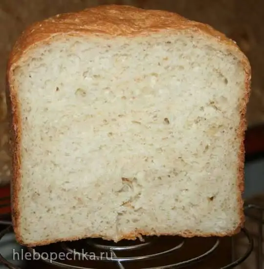 Пшеничный хлеб с пшеничной крупой, хлопьями и манкой