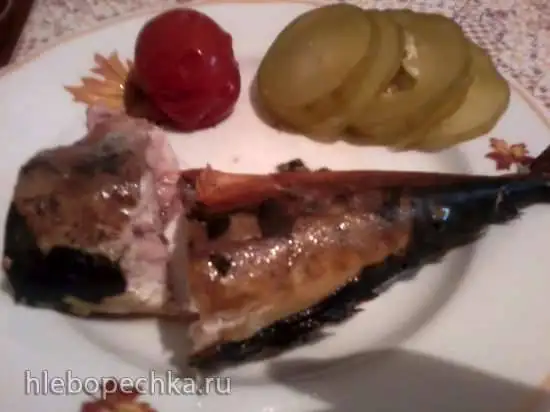 Вкусная скумбрия за три минуты