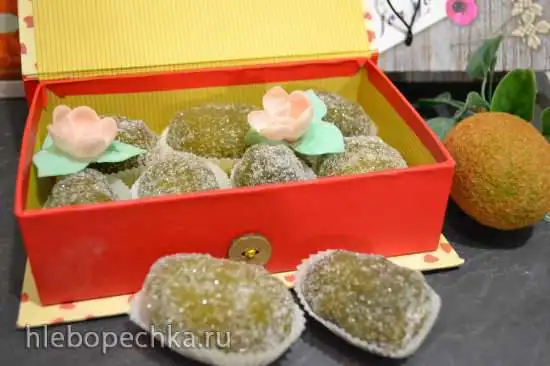 Мармелад «Киви-колобки» «candied fruits (glace fruits)» с розовым и зеленым перцем