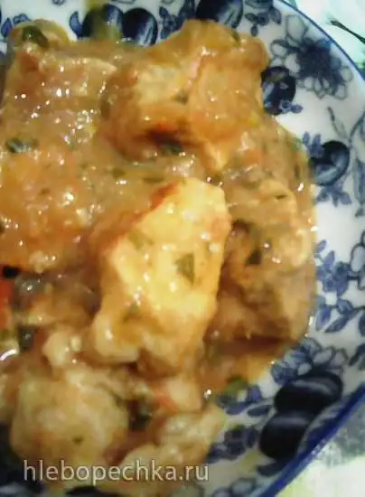 Мясо, тушённое в вине (Винен кебап)