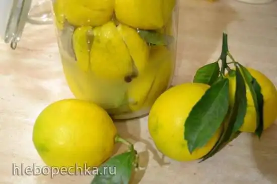 Марокканские соленые лимоны