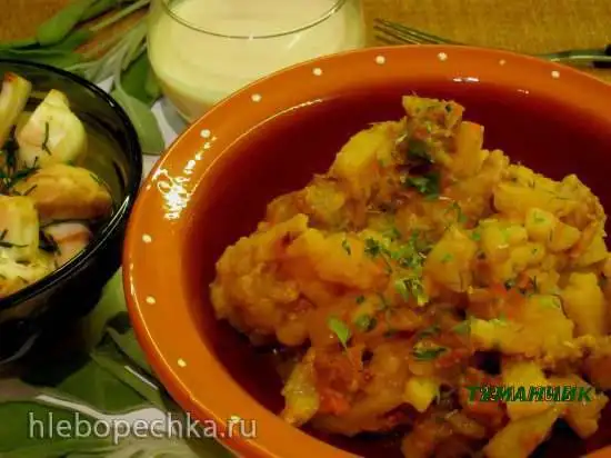 Печеня  (тушеная картошка с мясом) - рецепт моей семьи