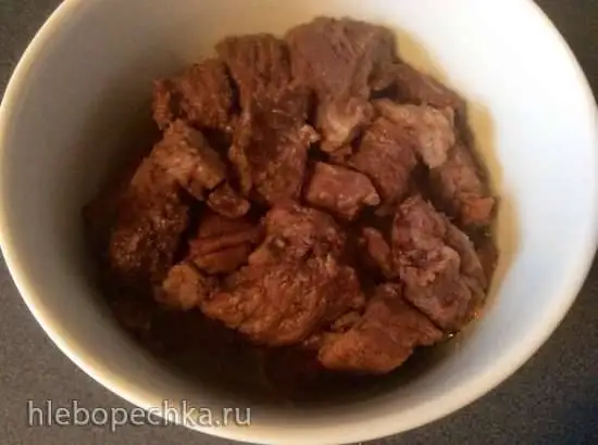 Мясо (заготовка) в скороварке Steba