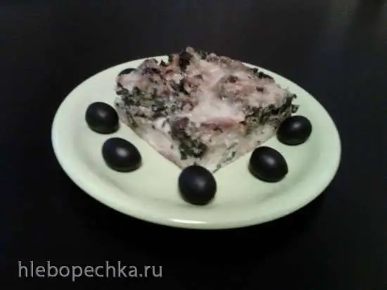 Страта с фаршем и шпинатом