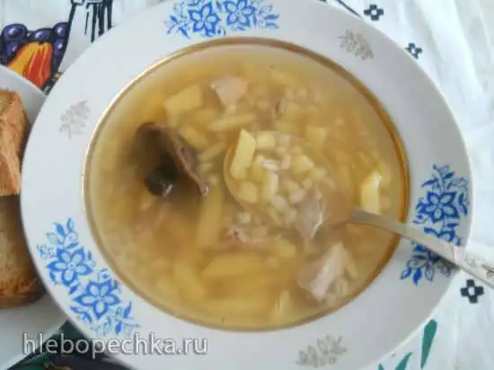 Суп с перловкой