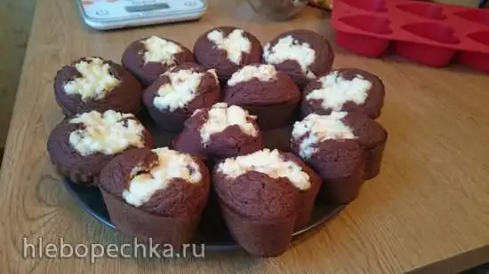 Шоколадный манник с рикоттой и кокосовой стружкой