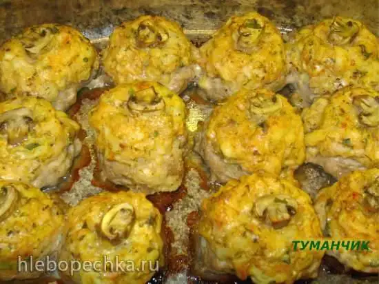 Фрикадельки под шапочкой