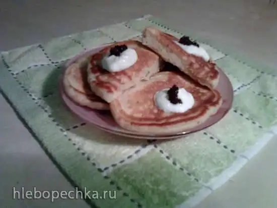 Оладушки с миндалем