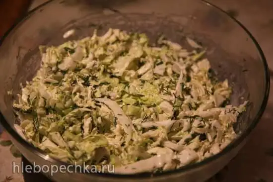 Салат из пекинской капусты с майонезом