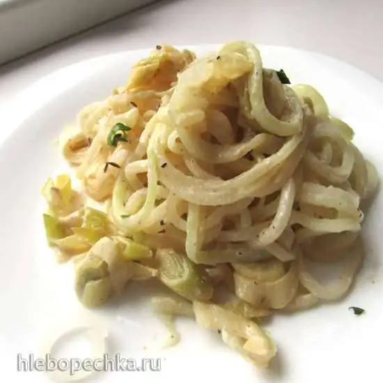 Спагетти из кольраби
