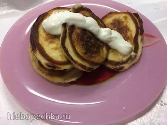 Оладьи из манной каши