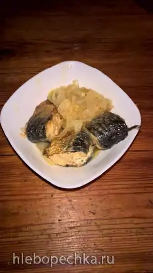 Скумбрия в апельсиновом соке