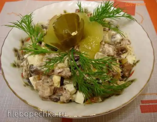 Салат «Белорусский» (по-домашнему)