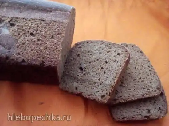 Ржано-пшеничный хлеб на грибном маринаде