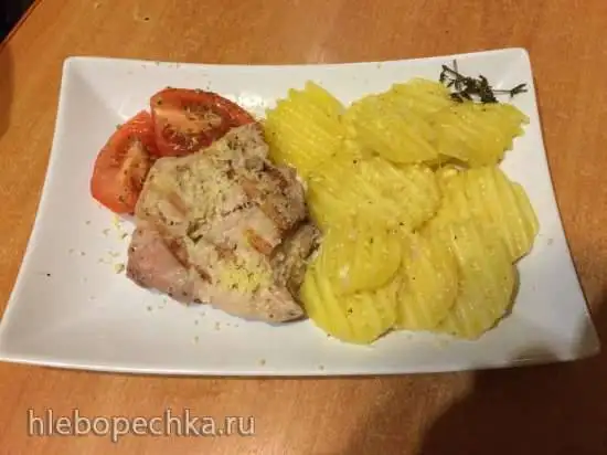 Куриное бедро и картофель с тимьяном (су-вид)