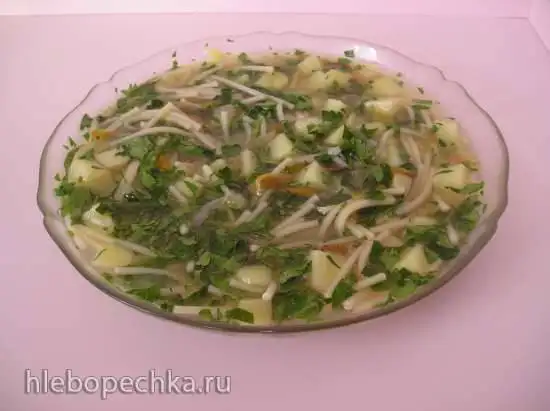 Афонский картофельный суп с вермишелью  в рисоварке 1л
