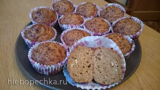 Кекс «Сплошная польза»: творожный, медовый, цельнозерновой