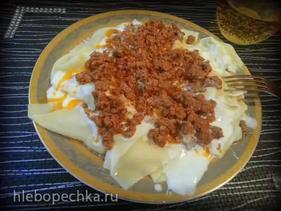 Листовой хингаль с мясом