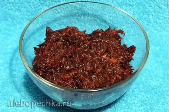 Свекла с имбирем. Закуска (свекла тушеная)