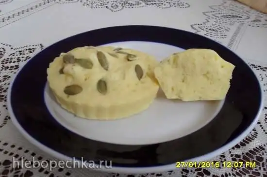 Закусочные кукурузные кексы за 90 секунд