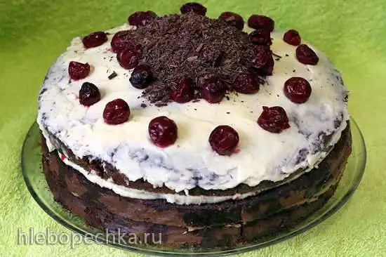 Торт “Шварцвальдский вишнёвый”, “Черный лес” в Кухонной машине Kenwood 086/096