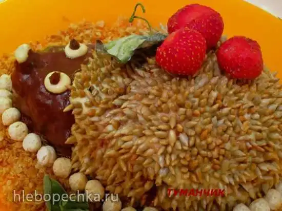 Торт-потешка без выпечки «Ёжик»