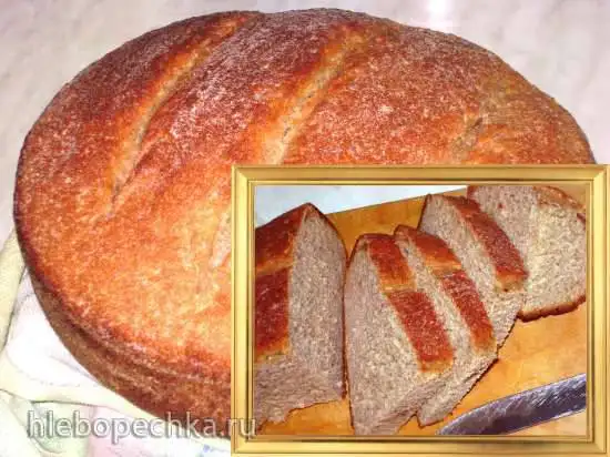 Хлеб пшеничный, цельнозерновой, с кокосовой стружкой (по мотивам «Пушистого»)