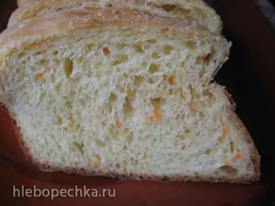 Морковный дрожжевой хлеб