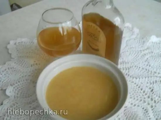Ликёр Лимонный мёд на коньяке
