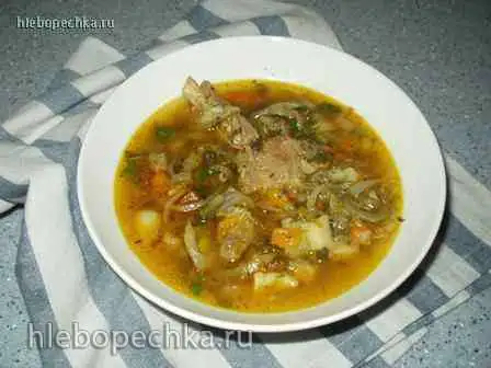 Щи с легким кавказским акцентом в мультиварке Panasonic