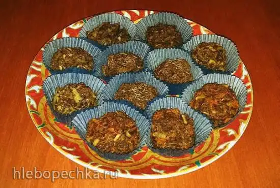 Ржаные булочки бездрожжевые с солодом и овощными начинками